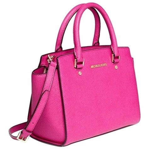 michael kors bags tote with fuschia strap|Michael Kors website strap replacement.